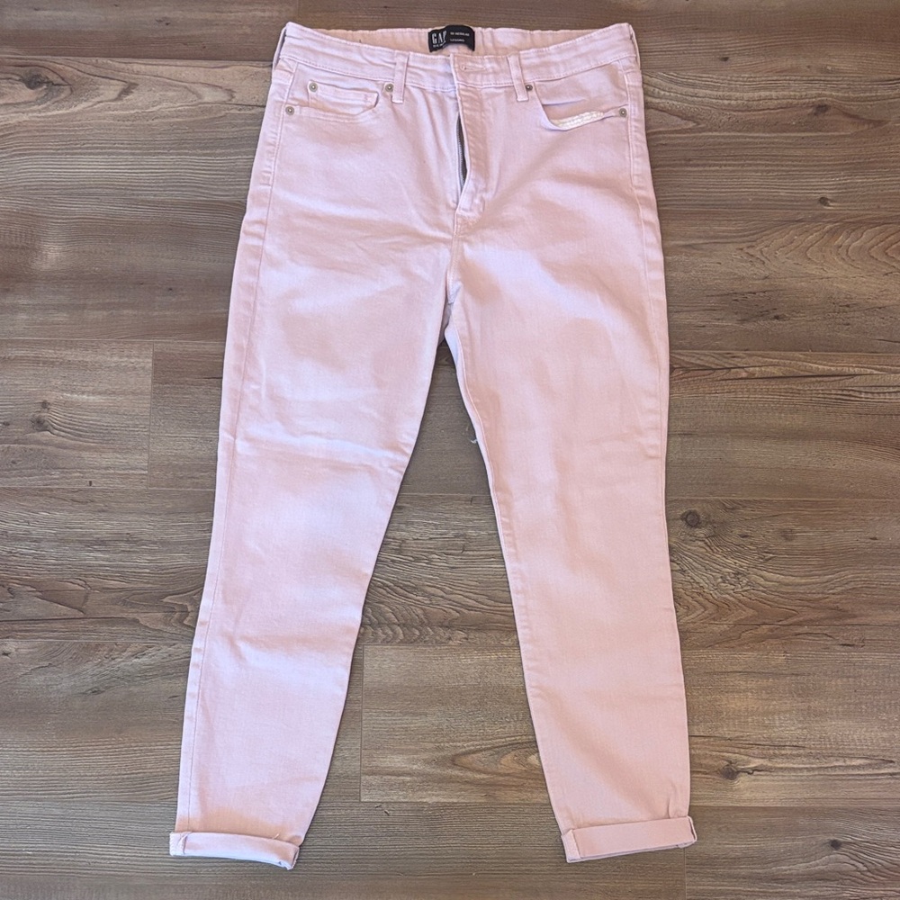 GAP Light Pink Ankle Denim Legging